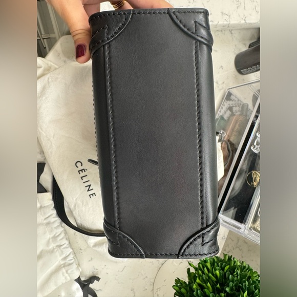 Celine nano luggage in smooth leather with Celine wallet - Picture 11 of 12